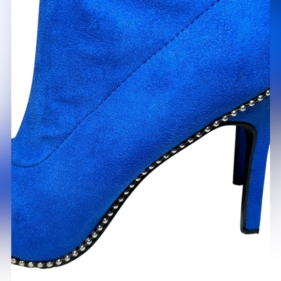 Bar lll Melanay Studded Stiletto Booties 5 M - Picture 5 of 11